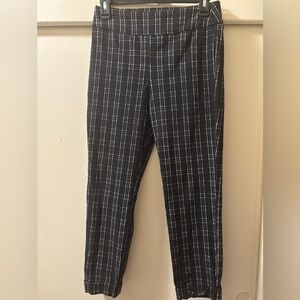 Women’s Tribal Black and white Plaid Pants size 6